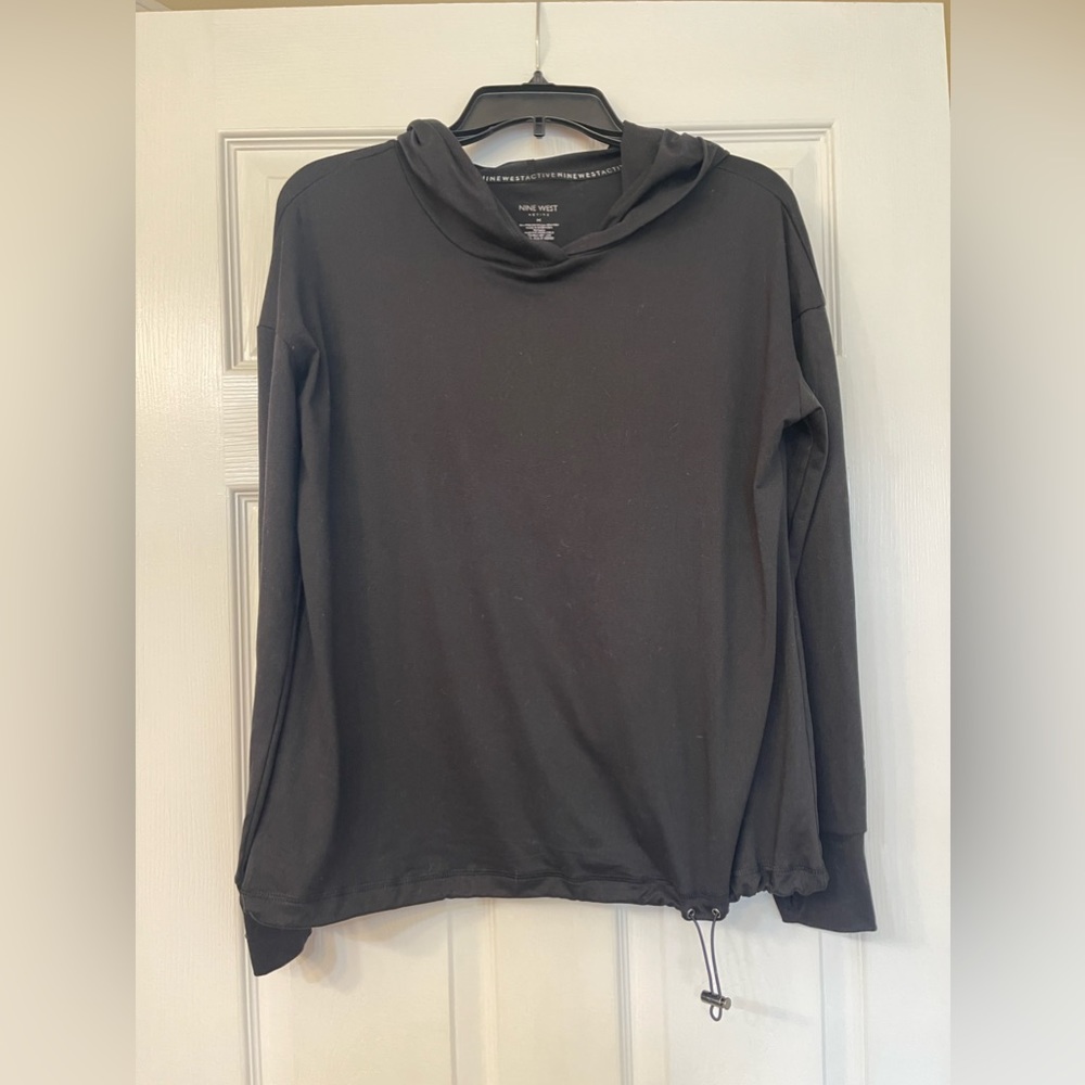 Nine West active hoodie with drawstring